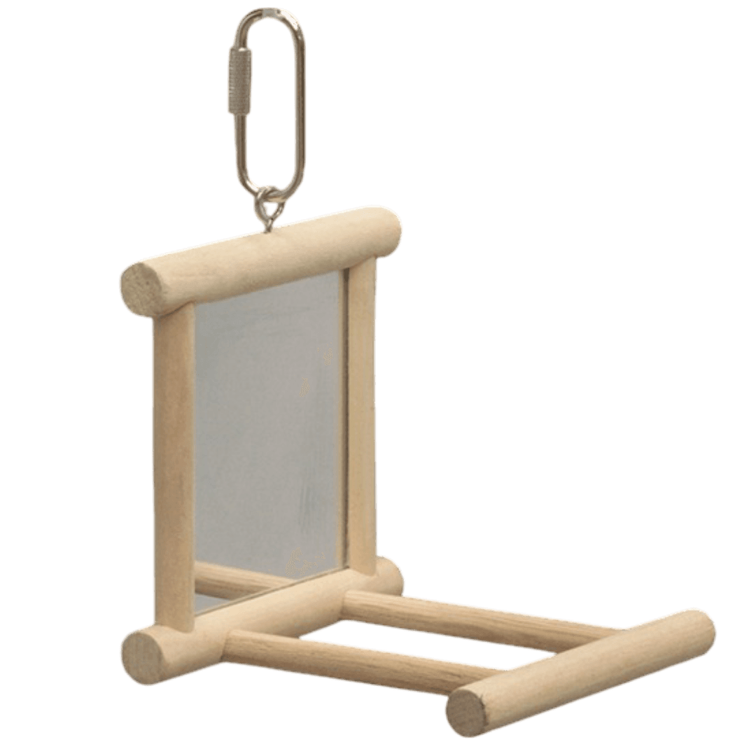 kazoo-mirror-with-perch-wooden-natural