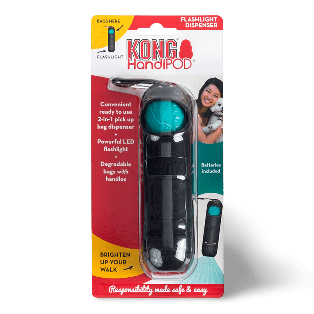 Handipod 2 in 1 Poop Bag Dispenser with Flashlight