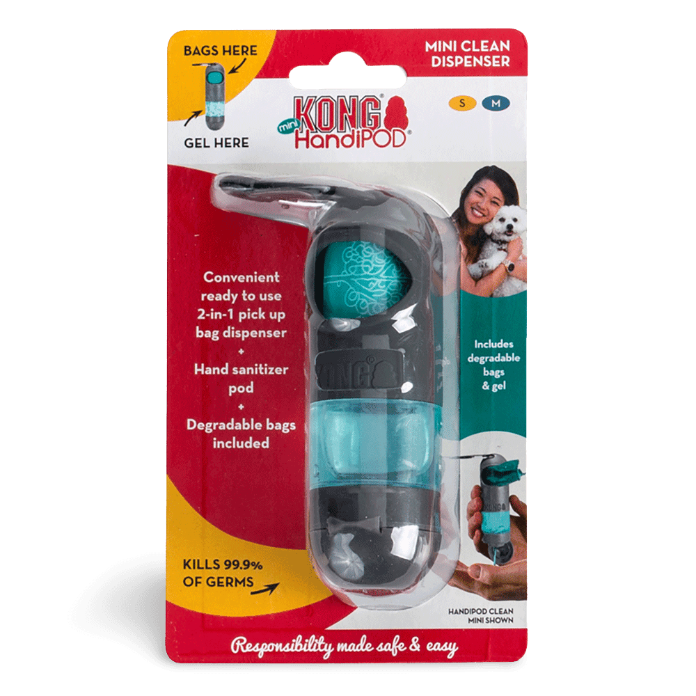 Handipod Mini Clean 2 in 1 Poop Bag and Hand Sanitiser Dispenser