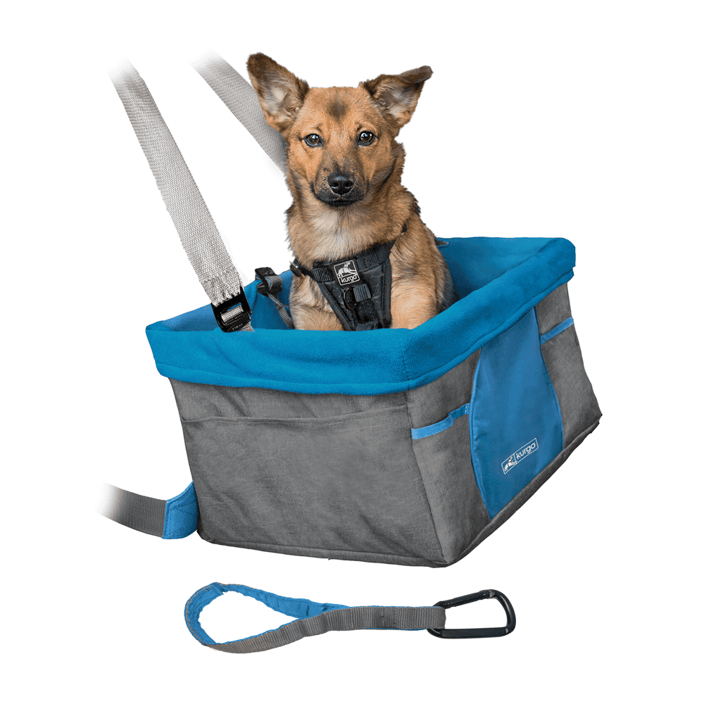 kurgo-heather-booster-seat-charcoal-blue