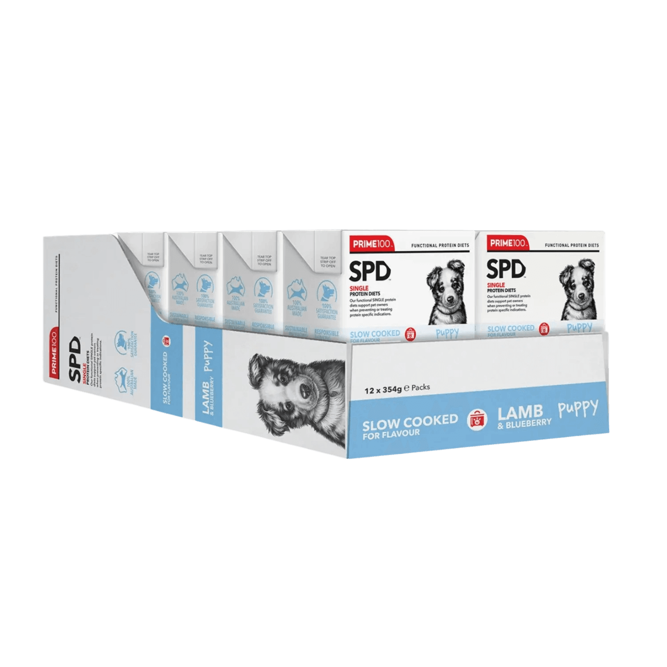 Prime100 SPD Slow Cooked Lamb & Blueberry Puppy Wet Dog Food
