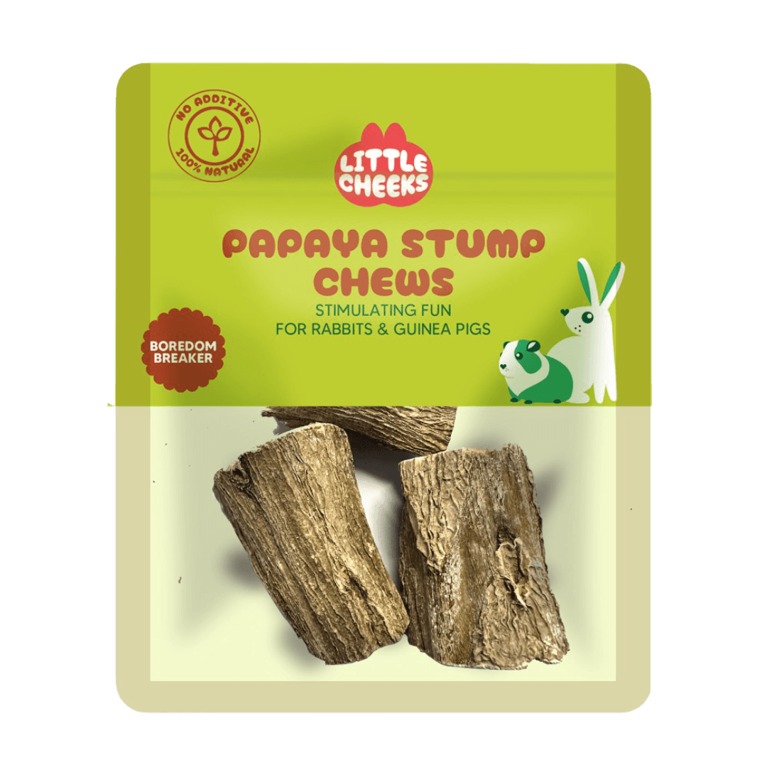little-cheeks-papaya-stump-chews-small-animal-treats