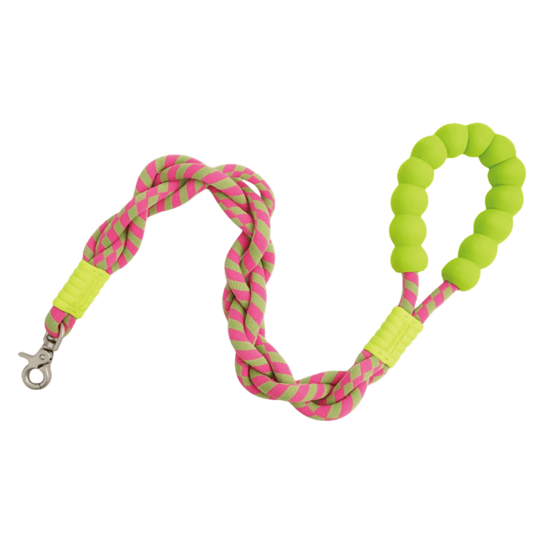 maogou-blue-marshmallow-twisted-dog-leash-red