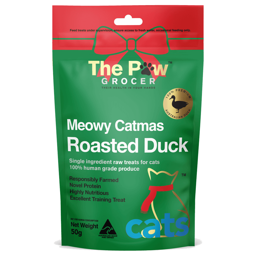 The Paw Grocer The Paw Grocer Freeze Dried Roasted Duck Christmas Cat Treats