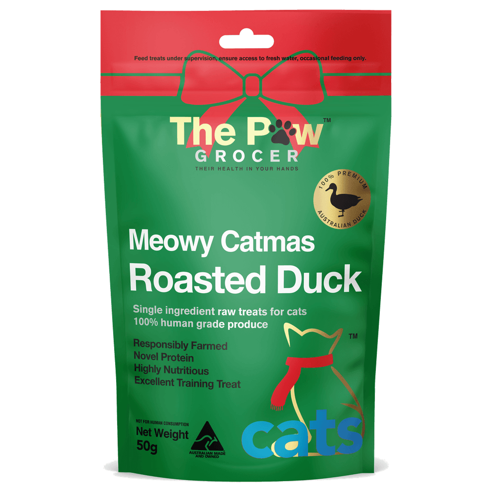 The Paw Grocer The Paw Grocer Freeze Dried Roasted Duck Christmas Cat Treats