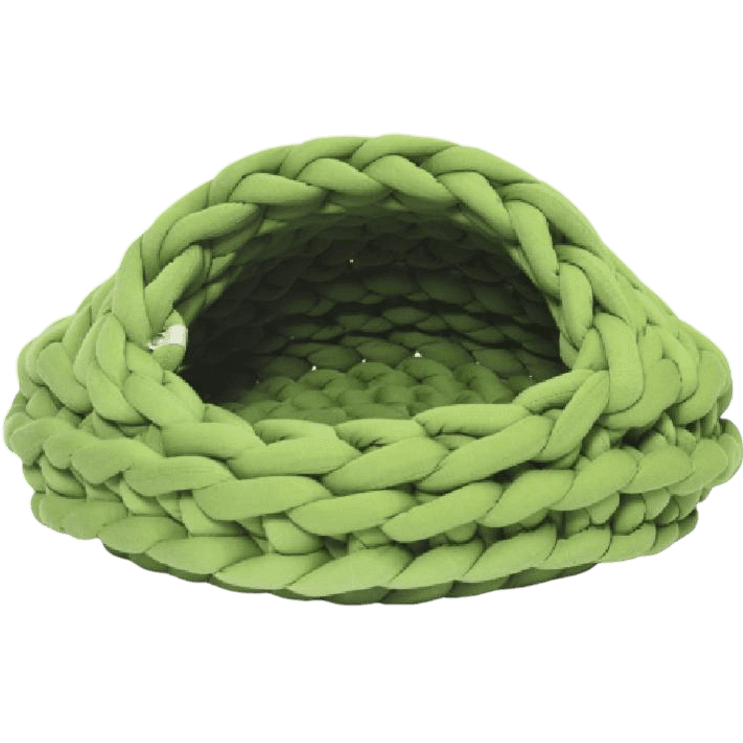 michu-comfort-nest-cat-bed-green