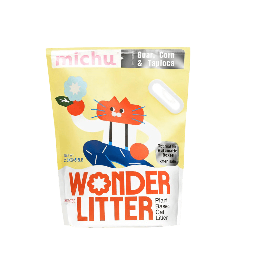 michu-wonder-litter-unscented-plant-based-auto-litter-box-friendly-cat-litter