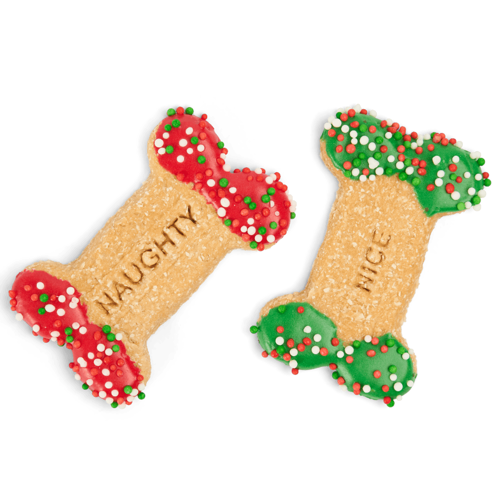 Naughty Or Nice List Biccies Dog Treats