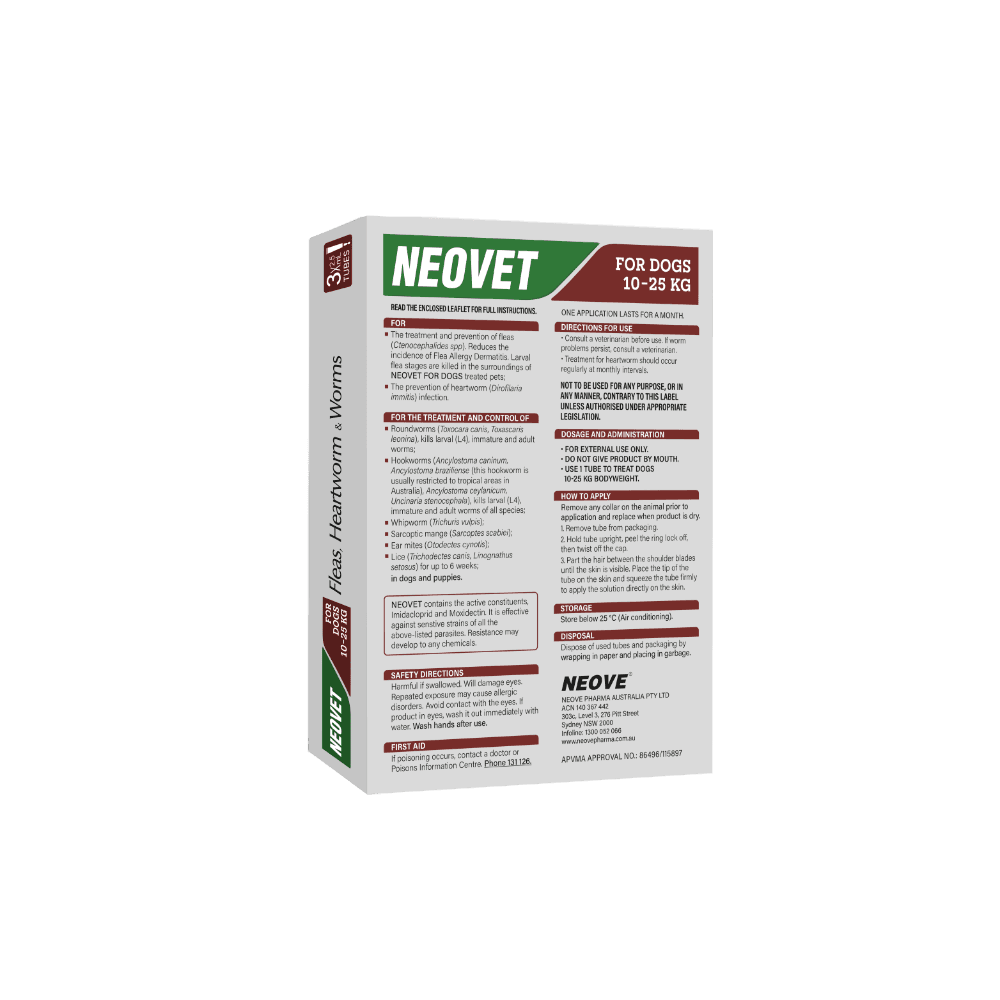Neovet Flea And Worming For Large Dogs