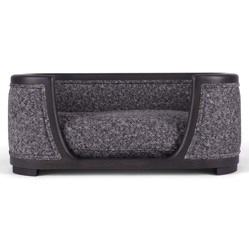 nujiao-oak-wood-frame-pet-bed-black-brown-for-dogs-and-cats