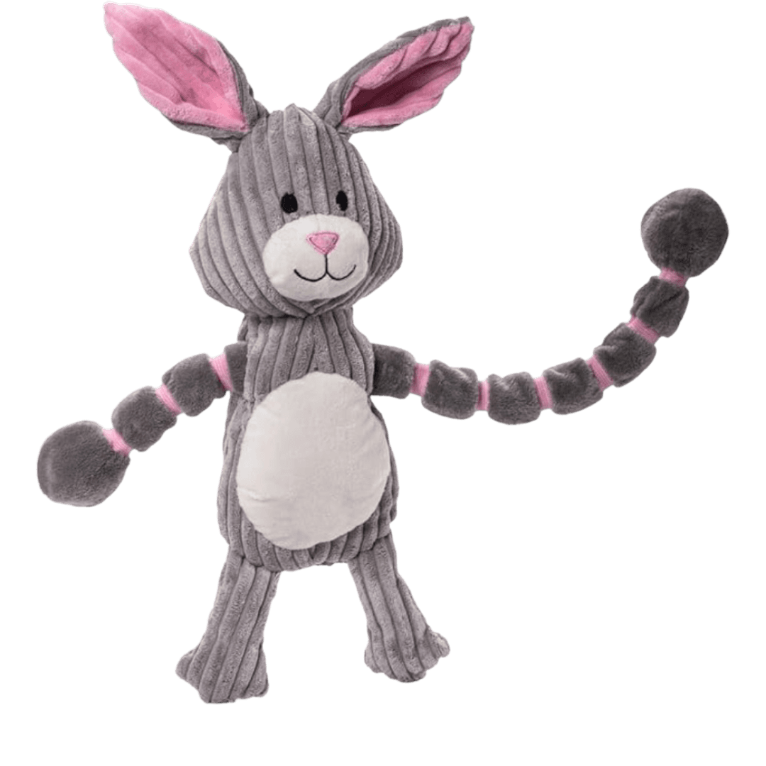 outward-hound-thunder-tuggerz-bunny-plush-dog-toy-grey