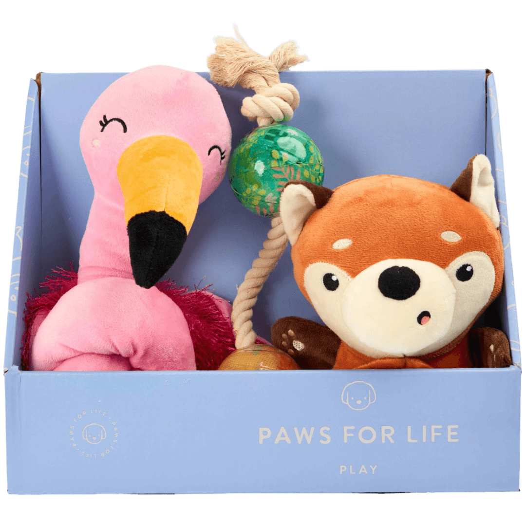 paws-for-life-3-piece-gift-set-flamingo-fox-and-tug-dog-toys