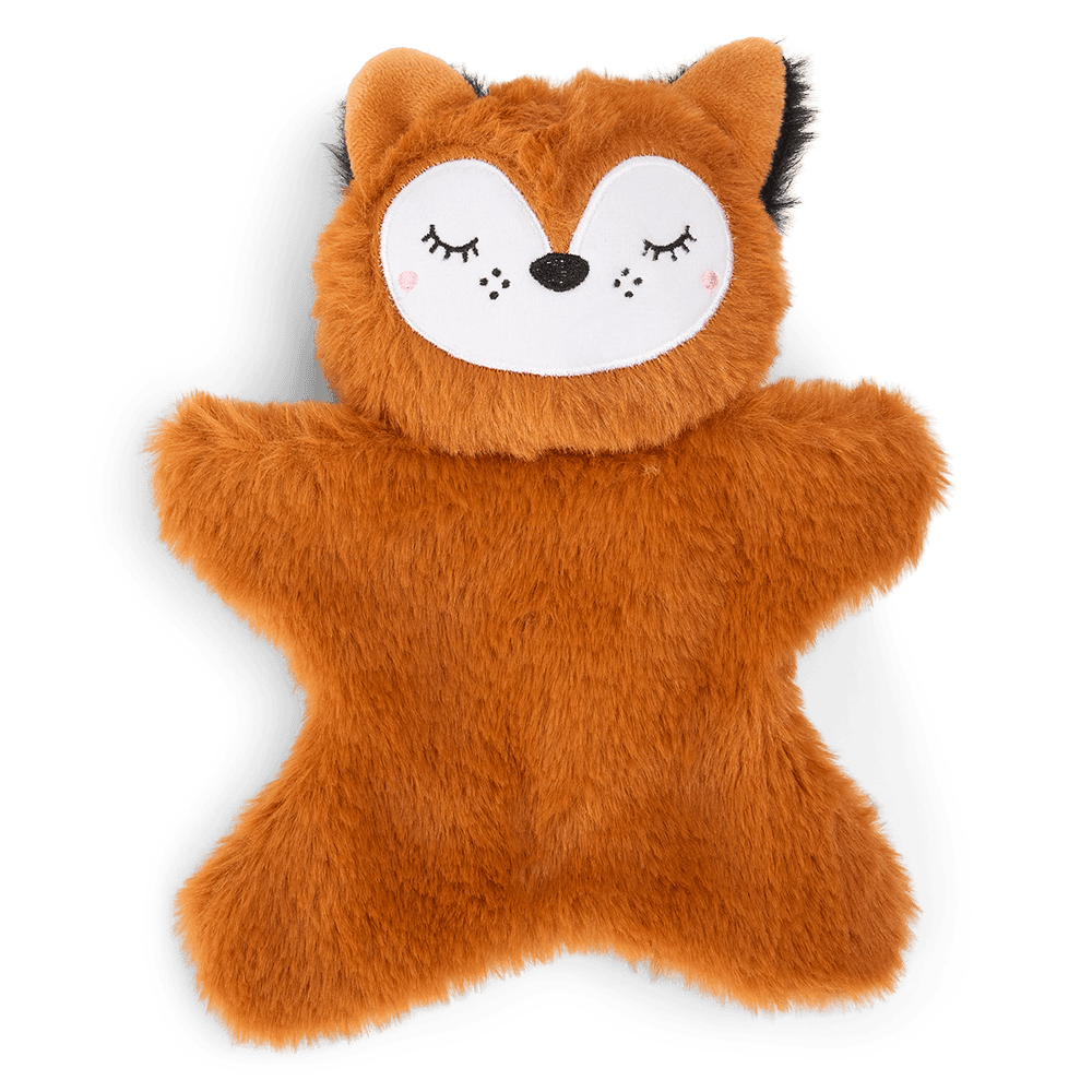 paws-for-life-fox-plush-blankie-dog-toy