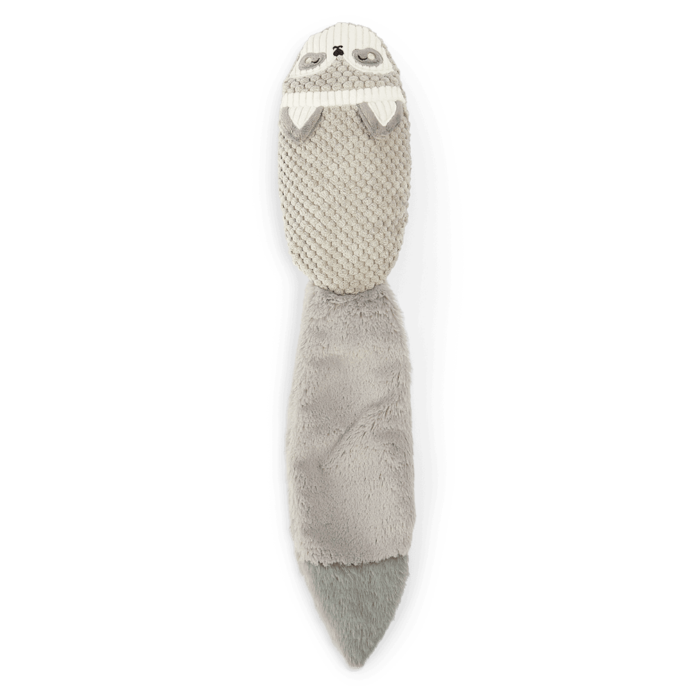 paws-for-life-large-stuffing-free-racoon-dog-toy