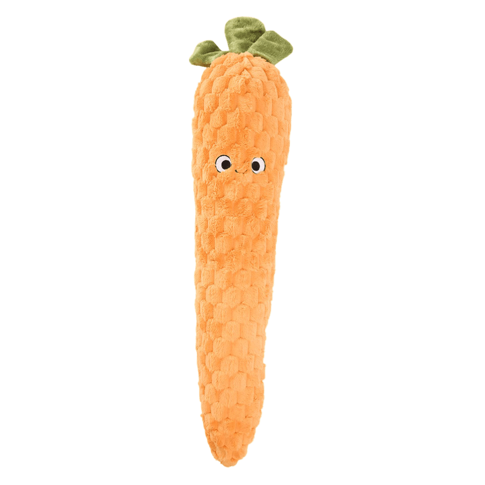 Extra Large Plush Carrot Dog Toy