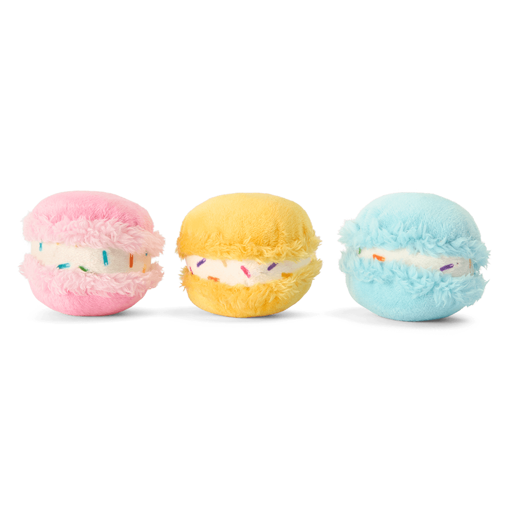 paws-for-life-birthday-party-3-pack-macaron-cookies-cat-toys