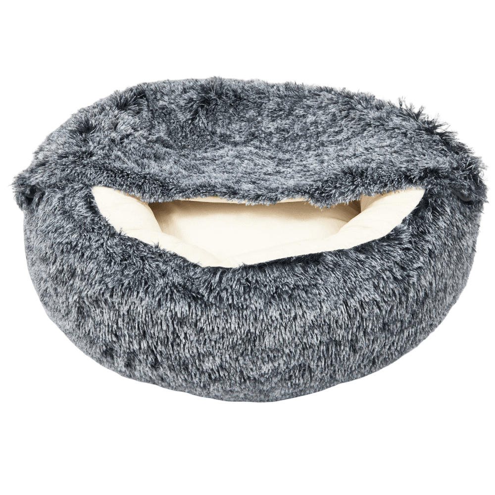 paws-for-life-cosy-calming-hooded-cave-bed-for-dogs-and-cats-charcoal