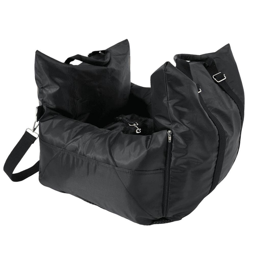 paws-for-life-waterproof-travel-dog-car-seat-bed-black
