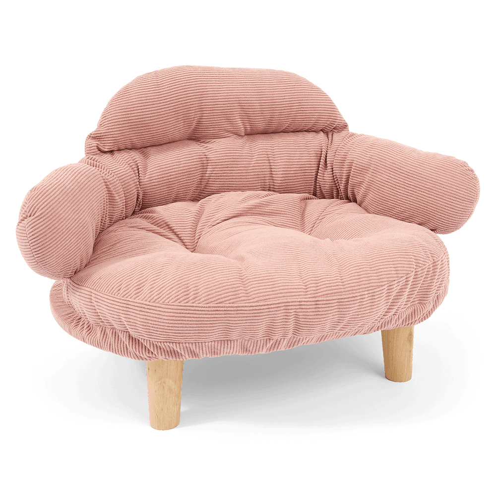 Elevated Pet Sofa Bed Pink
