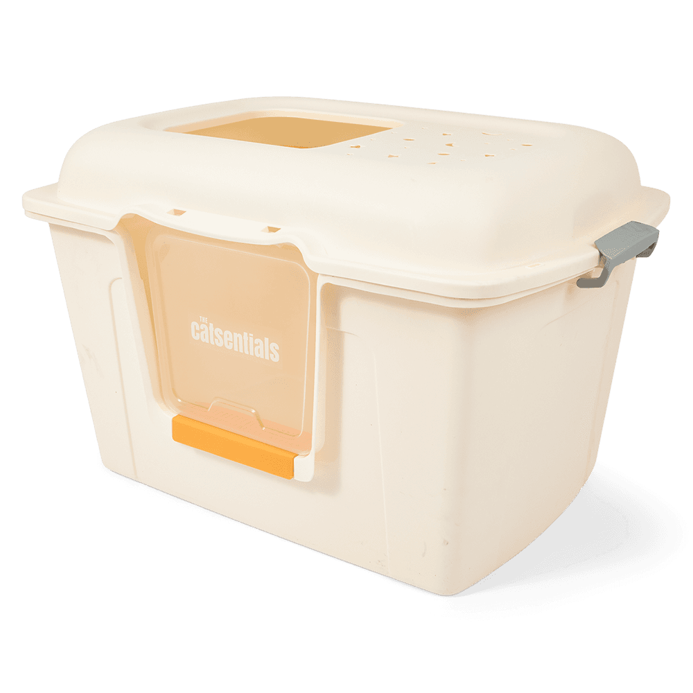 the-catsentials-extra-large-enclosed-large-breed-cat-litter-box-white