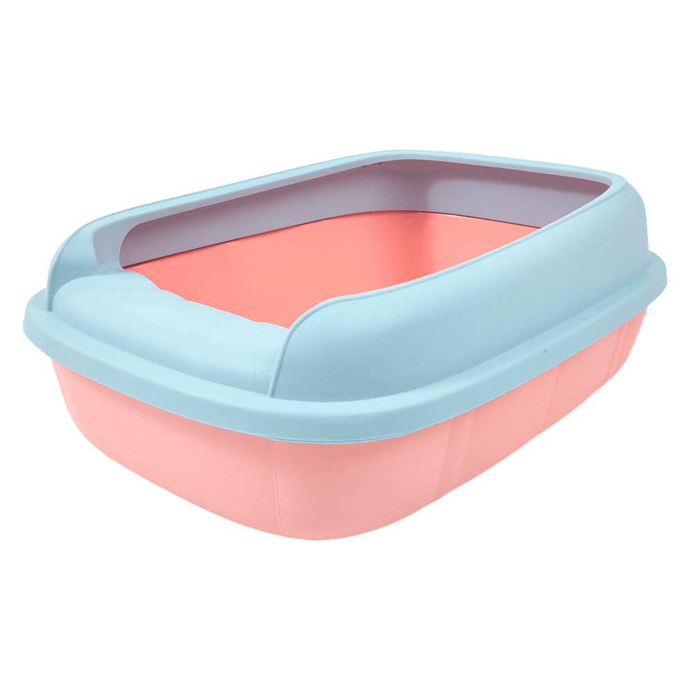 Extra Large Cat Litter Box Patterened Pink