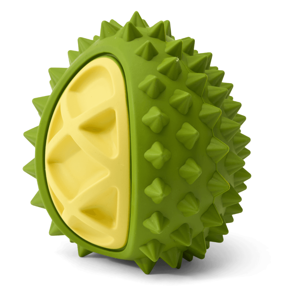 paws-for-life-holey-veggie-treat-dispensing-rubber-durian-dog-toy