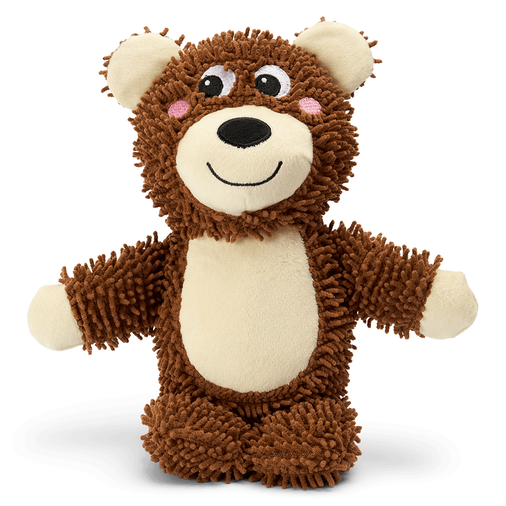 Moppy Bear Plush Dog Toy