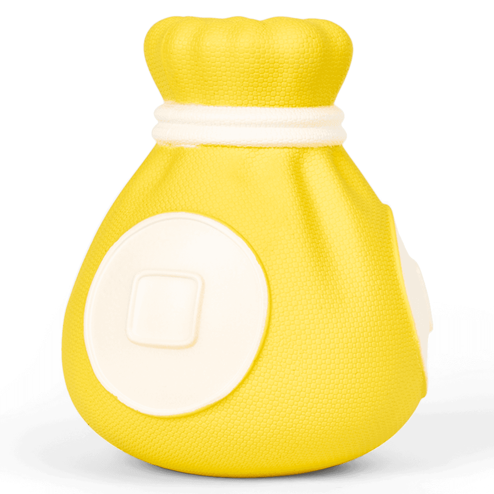 paws-for-life-natural-rubber-money-bag-toy