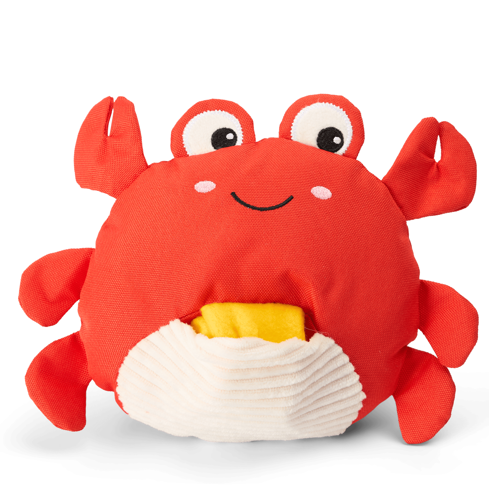 paws-for-life-summer-crab-snuffle-roll-up-dog-foraging-toy