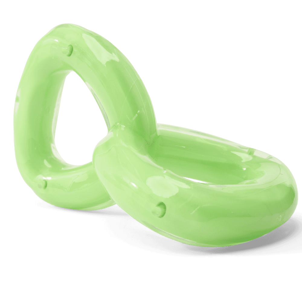 paws-for-life-tuff-chew-nylon-rubber-8-shaped-green-dog-chew-toy