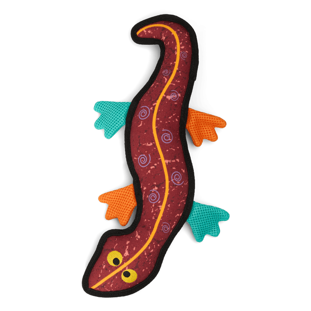 paws-for-life-tuff-canvas-gecko-dog-squeaker-toy