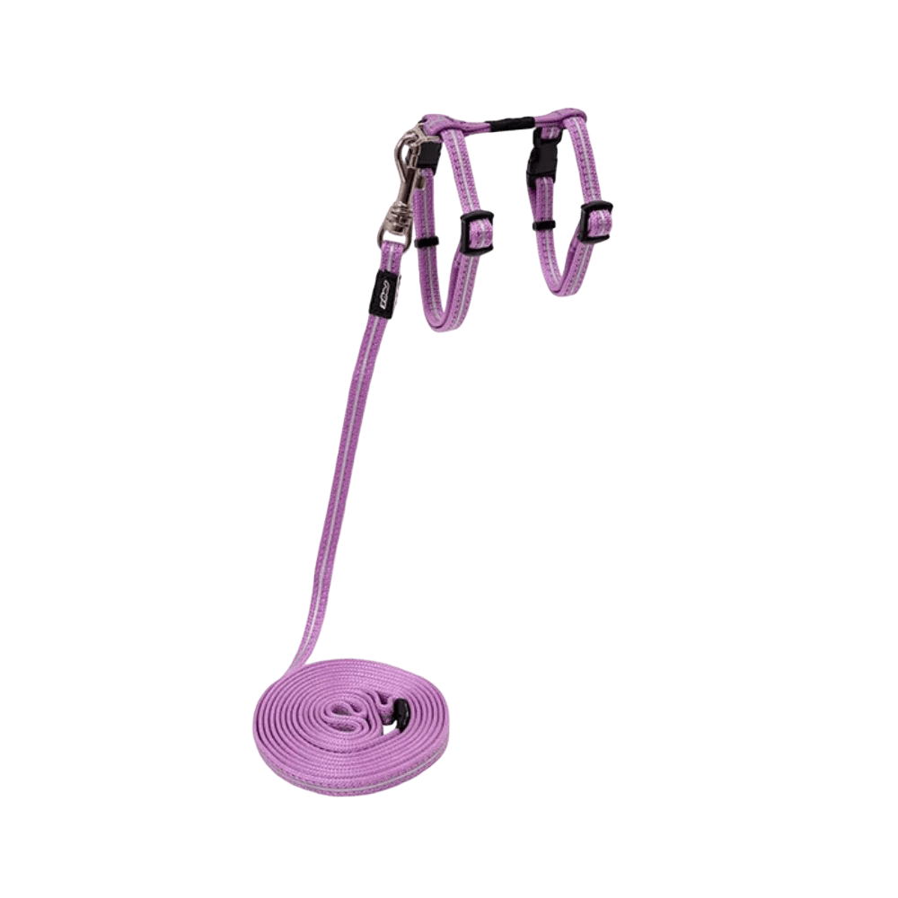 Alleycat Control Cat Harness and Lead Lilac