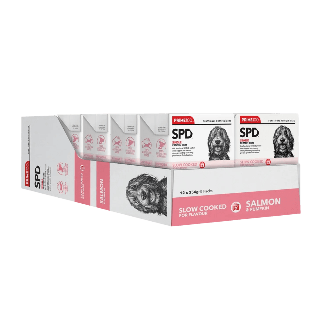 Prime100 SPD Slow Cooked Salmon & Pumpkin Adult Wet Dog Food