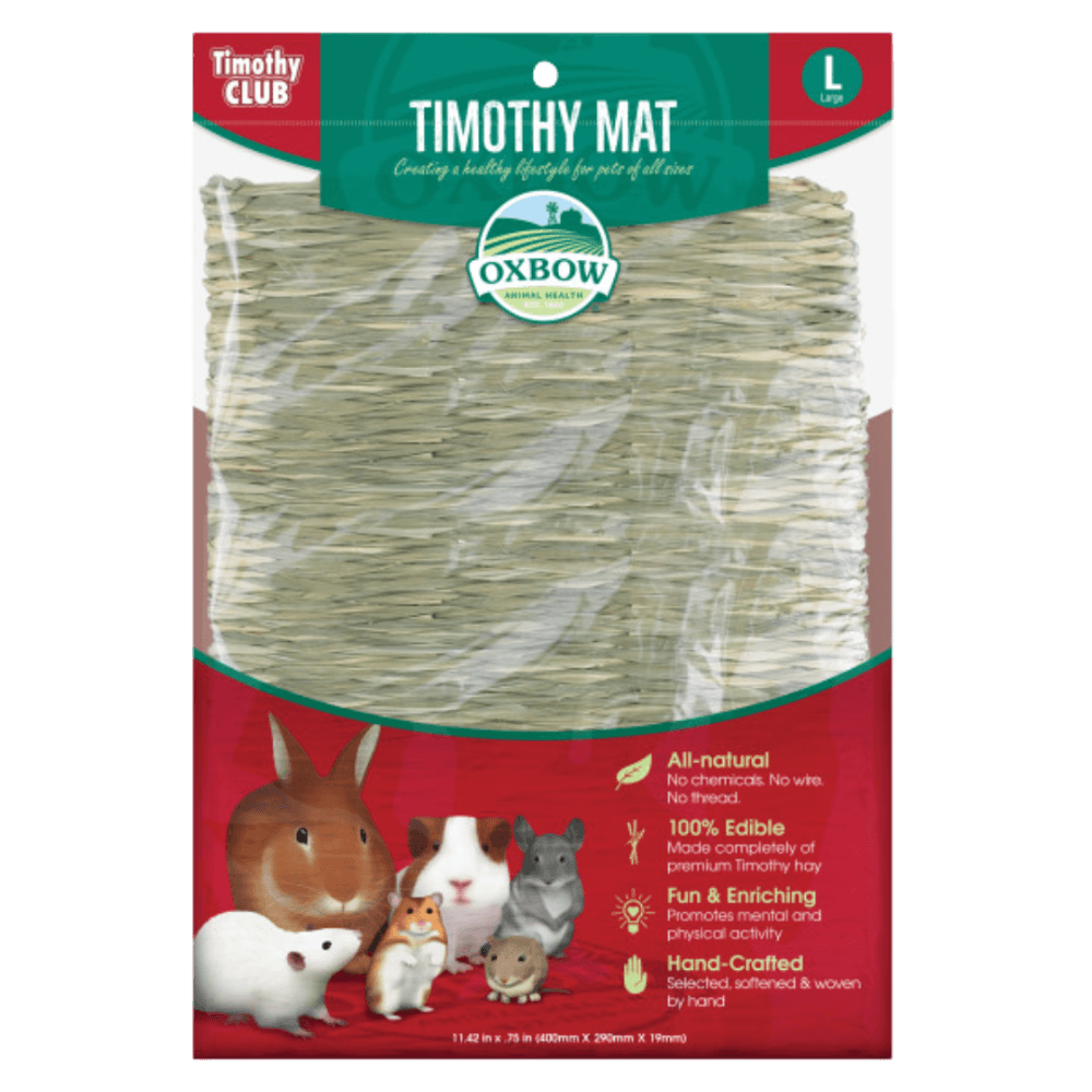 oxbow-hand-crafted-timothy-hay-mat-for-small-animals