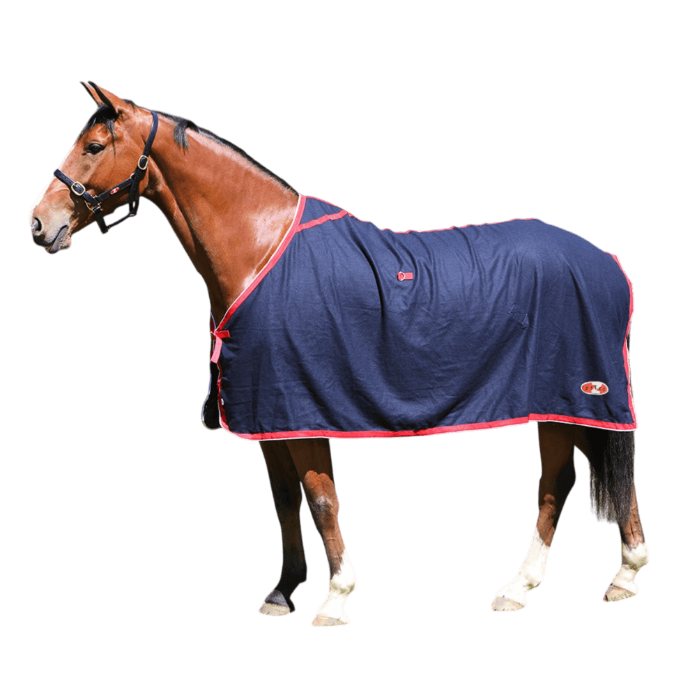 Navy Stadium Wool Rug For Horses