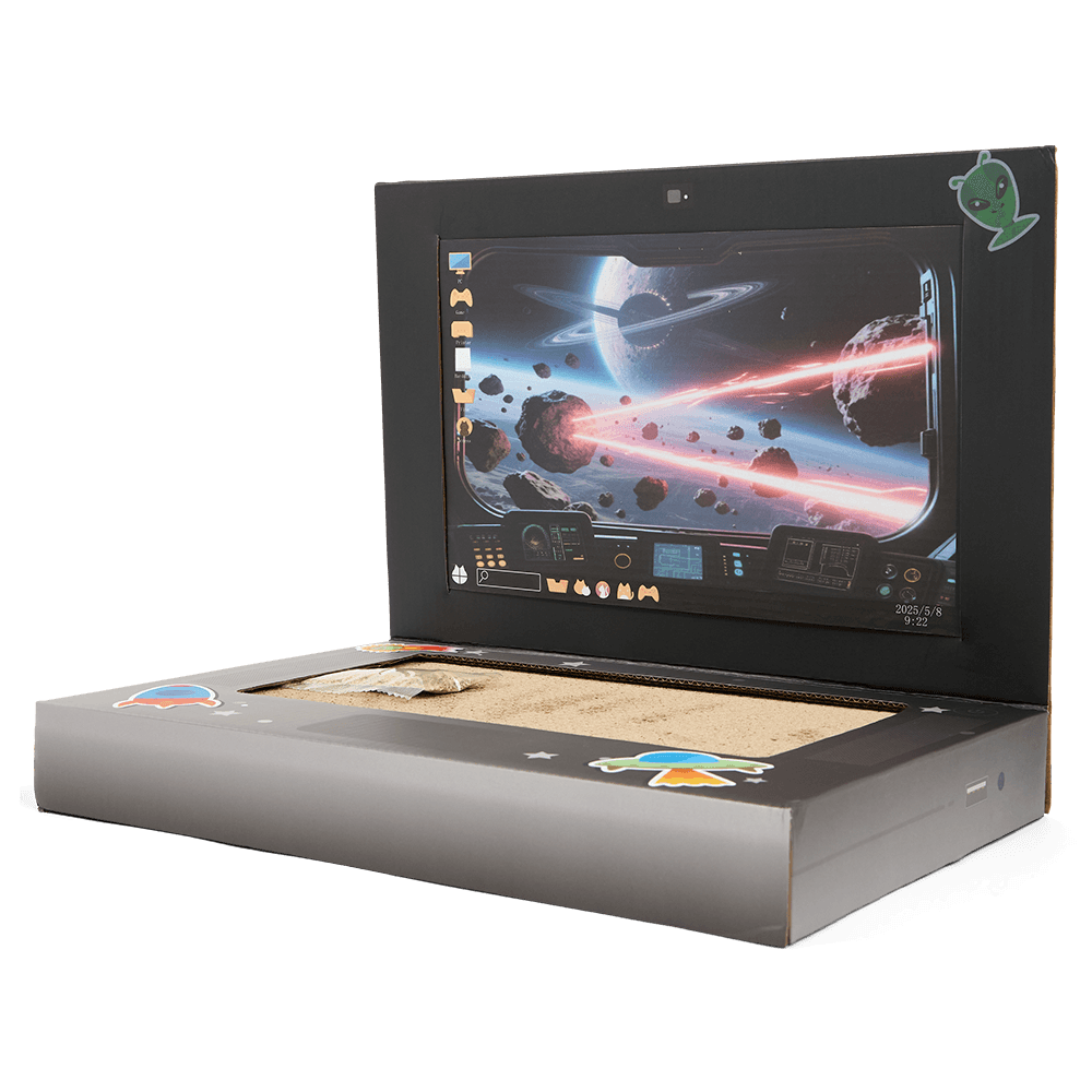 the-catsentials-cat-tech-scratcher-with-catnip