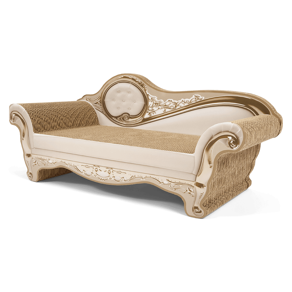 the-catsentials-fancy-sofa-cat-scratcher-with-catnip