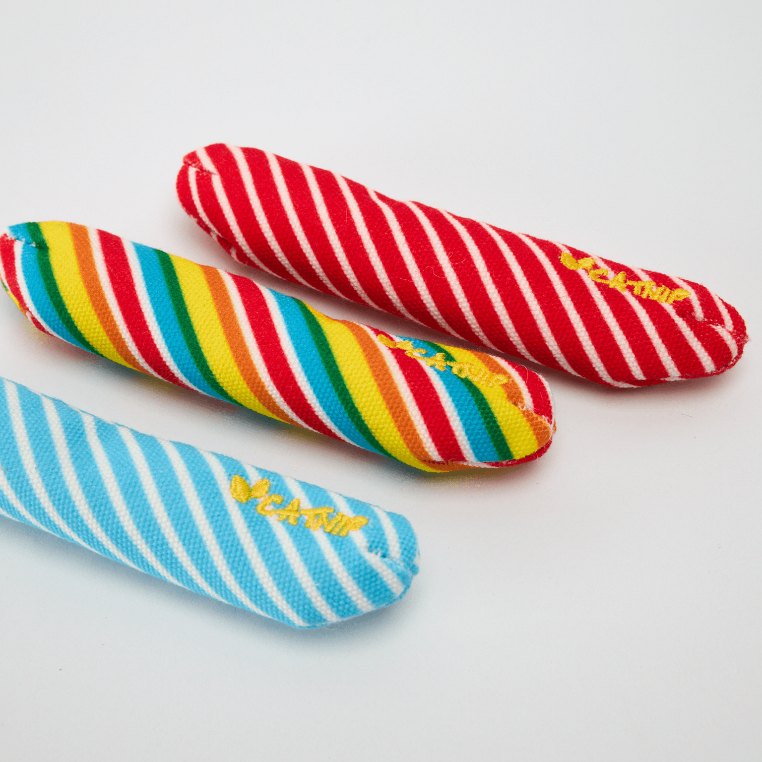 The Catsentials Pure Catnip Candy Sticks Plush Cat Toy