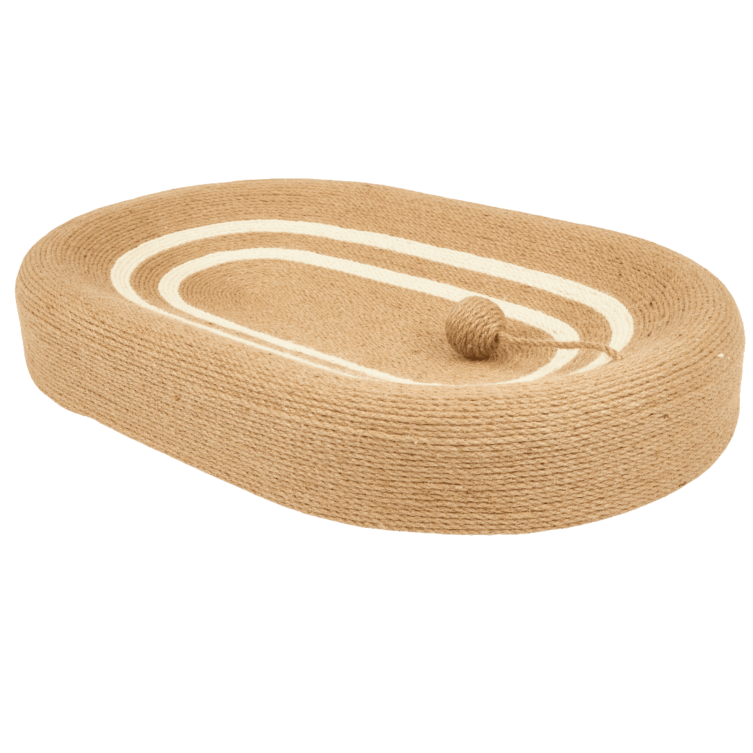 the-catsentials-sisal-scratcher-oval-cat-bed