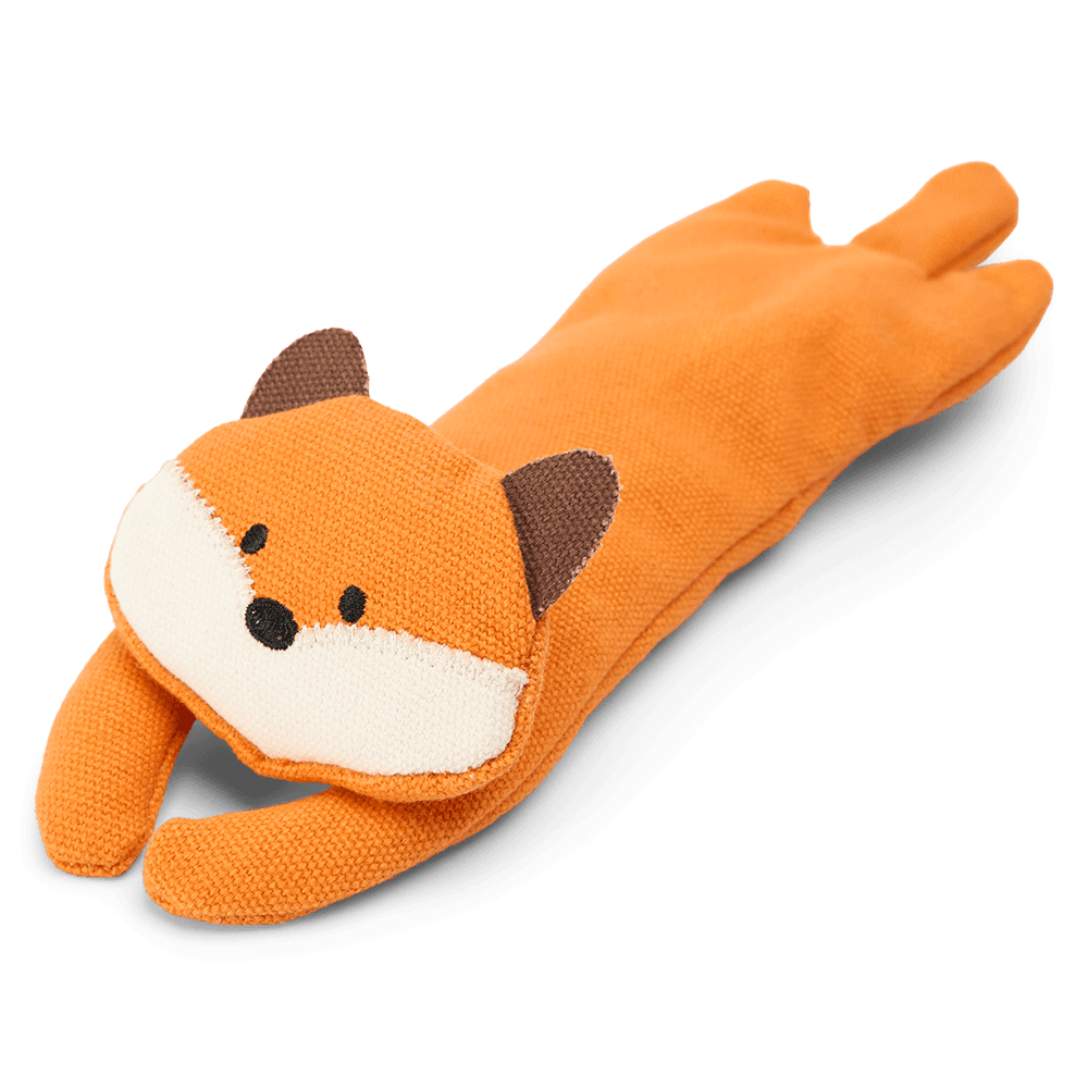 The Catsentials Fox Kicker With Catnip Plush Cat Toy