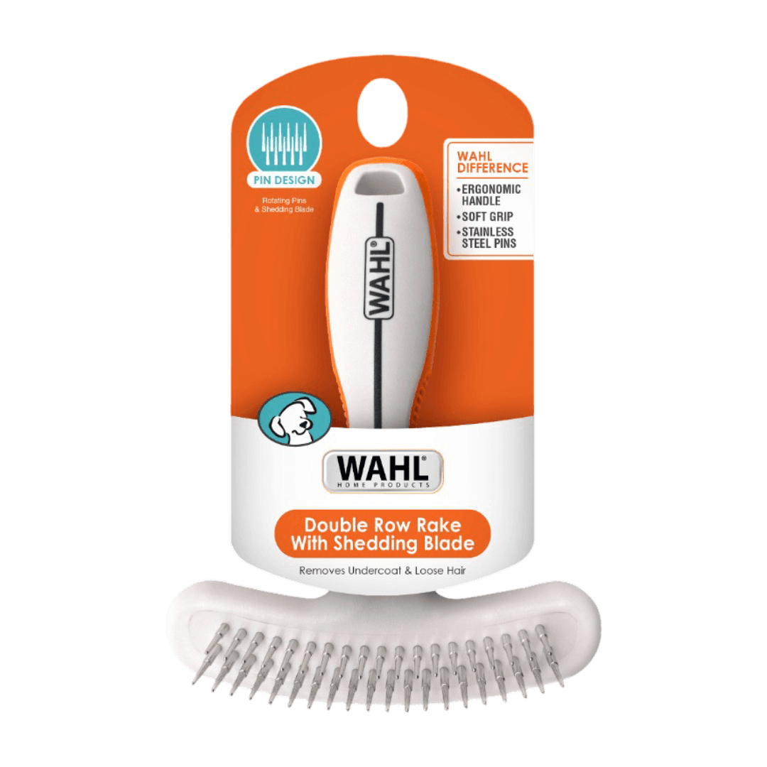 wahl-2-in-1-rake-and-shedding-blade-dog-grooming-tool-orange