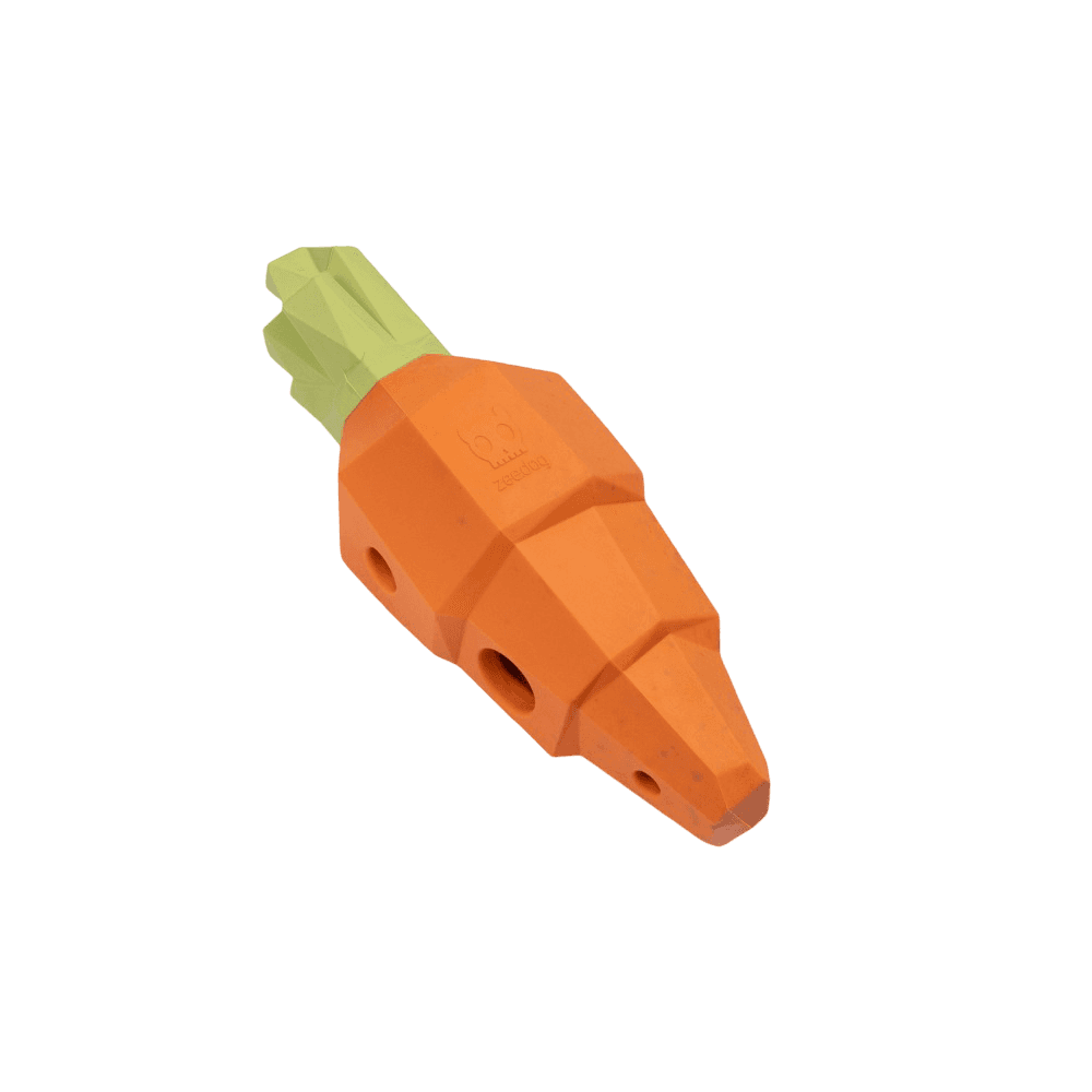 Zee Dog Super Veggiez Carrot Dog Toy
