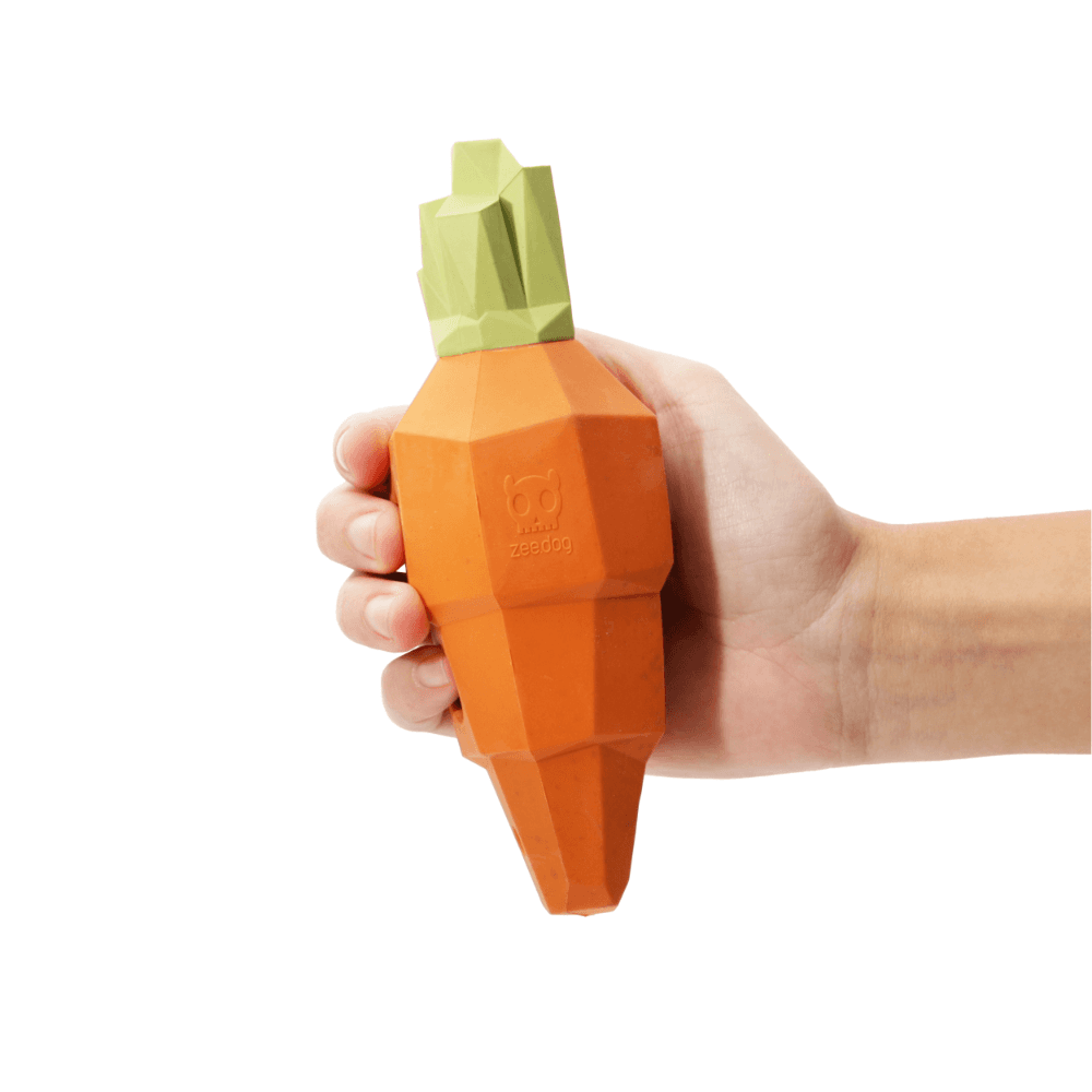ZEE DOG Super Veggiez Carrot Dog Toy