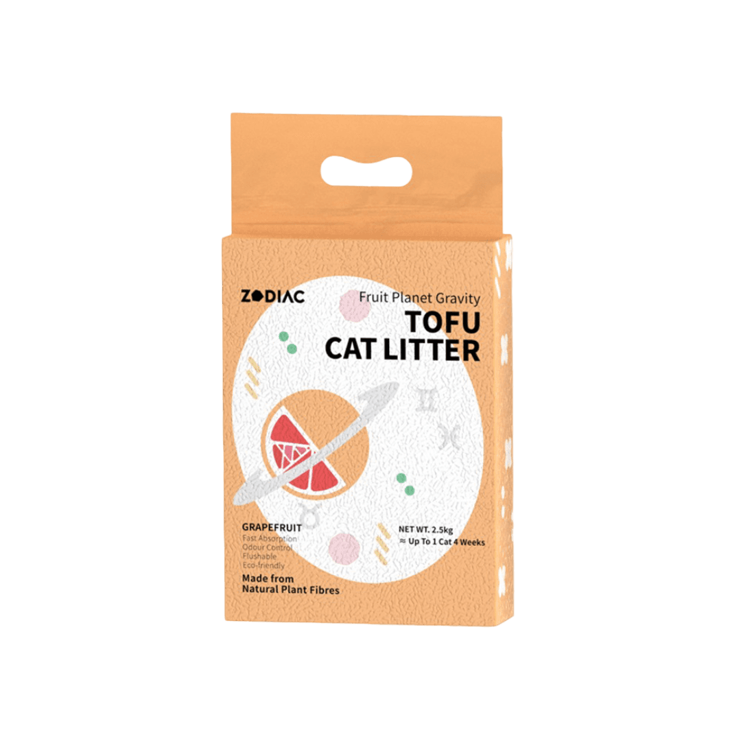 zodiac-fruity-tofu-cat-litter-grapefruit