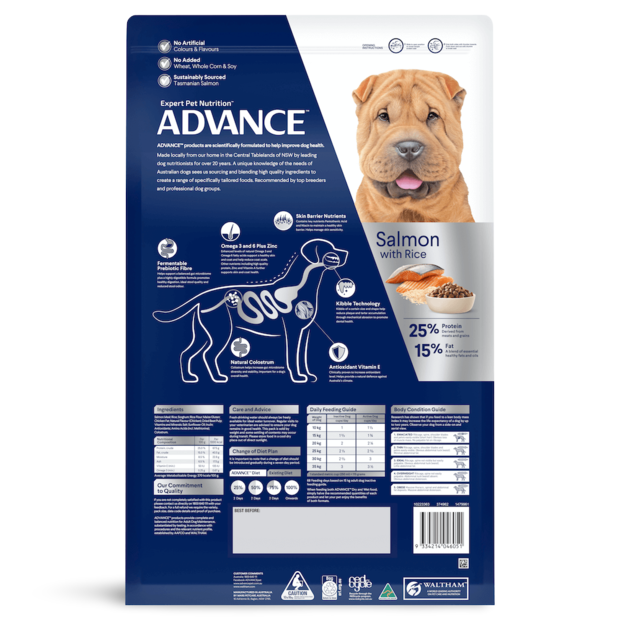 Buy Advance Sensitive Skin And Digestion Adult Dry Dog Food Salmon With