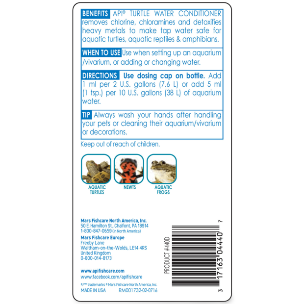 Buy Api Turtle Water Conditioner Online Better Prices At Pet Circle