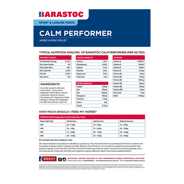 Buy Barastoc Calm Performer Online Low Prices, Free Shipping