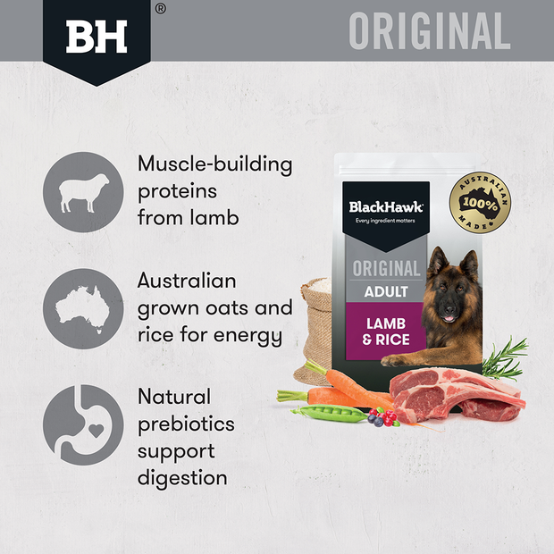 black hawk 20kg lamb