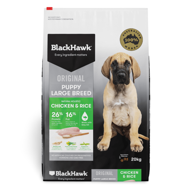 Black Hawk Puppy Large Breed Buy Black Hawk Dry Dog Food Large Breed Puppy Chicken And Rice Online