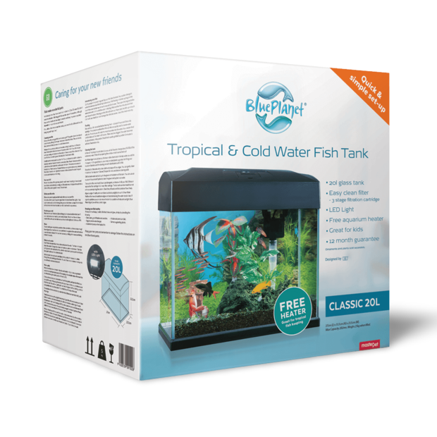 Buy Blue Classic Aquarium Online Low Prices, Free Shipping